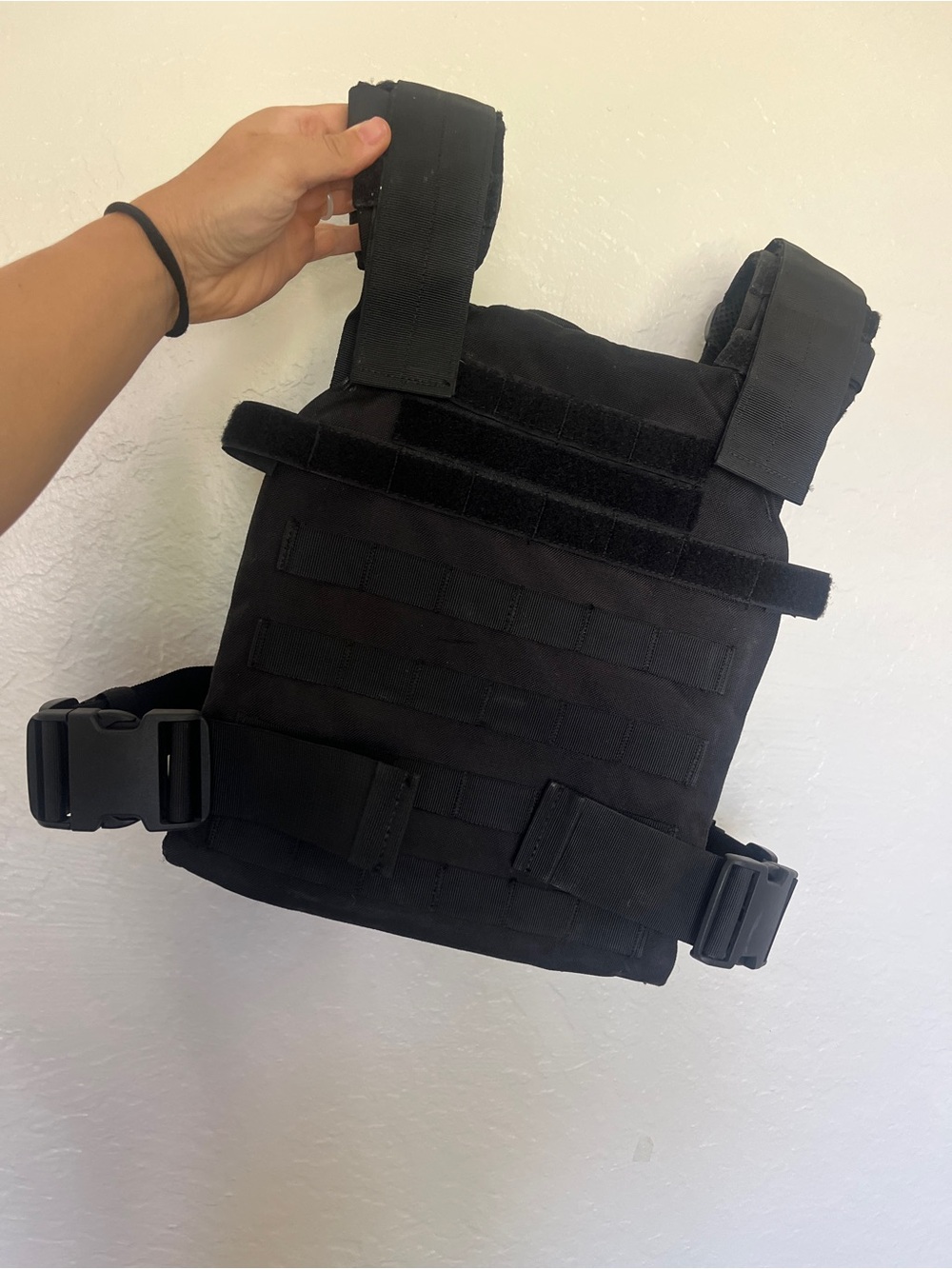 Tactical Black Plate Carrier Vest by Condor